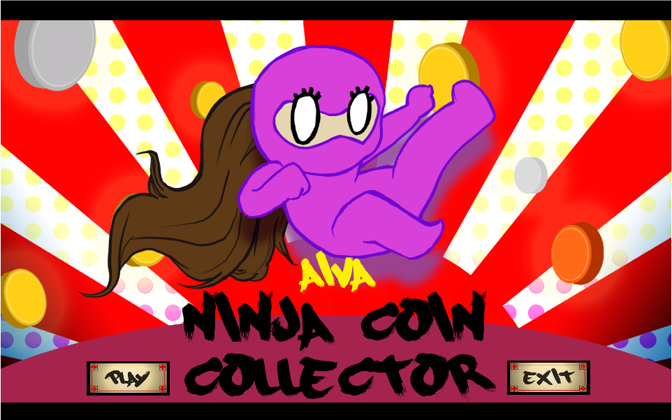Title Screen of Ninja Coin Collector